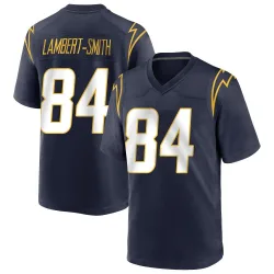 Youth KeAndre Lambert-Smith Los Angeles Chargers No.84 Game Team Color Jersey - Navy