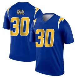 Youth Kimani Vidal Los Angeles Chargers No.30 Legend 2nd Alternate Jersey - Royal