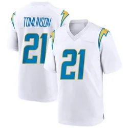 Youth LaDainian Tomlinson Los Angeles Chargers No.21 Game Jersey - White