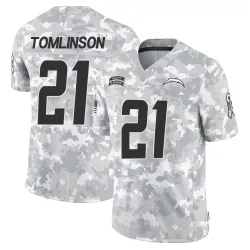 Youth LaDainian Tomlinson Los Angeles Chargers No.21 Limited 2024 Salute to Service Jersey - Arctic Camo