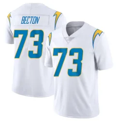 Youth Mekhi Becton Los Angeles Chargers No.73 Limited Vapor Untouchable Jersey - White