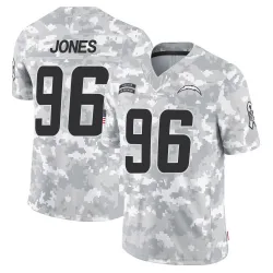 Youth Naquan Jones Los Angeles Chargers No.96 Limited 2024 Salute to Service Jersey - Arctic Camo