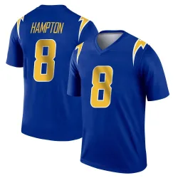 Youth Omarion Hampton Los Angeles Chargers No.8 Legend 2nd Alternate Jersey - Royal