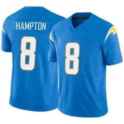 Youth Omarion Hampton Los Angeles Chargers No.8 Limited Powder Vapor F.U.S.E. Jersey - Blue