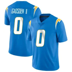 Youth Oronde Gadsden II Los Angeles Chargers No.0 Limited Powder Vapor Untouchable Alternate Jersey - Blue