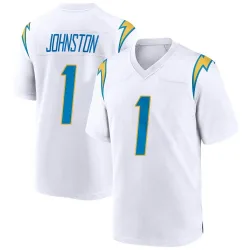 Youth Quentin Johnston Los Angeles Chargers No.1 Game Jersey - White