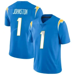 Youth Quentin Johnston Los Angeles Chargers No.1 Limited Powder Vapor Untouchable Alternate Jersey - Blue