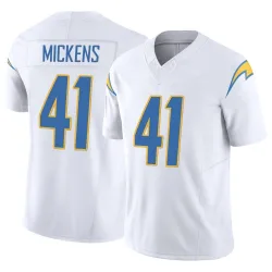 Youth R.J. Mickens Los Angeles Chargers No.41 Limited Vapor F.U.S.E. Jersey - White