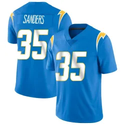 Youth Raheim Sanders Los Angeles Chargers No.35 Limited Powder Vapor Untouchable Alternate Jersey - Blue