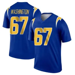 Youth Savion Washington Los Angeles Chargers No.67 Legend 2nd Alternate Jersey - Royal