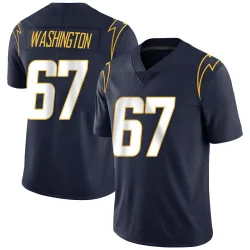 Youth Savion Washington Los Angeles Chargers No.67 Limited Team Color Vapor Untouchable Jersey - Navy