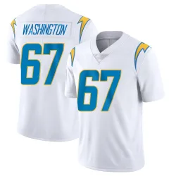 Youth Savion Washington Los Angeles Chargers No.67 Limited Vapor Untouchable Jersey - White