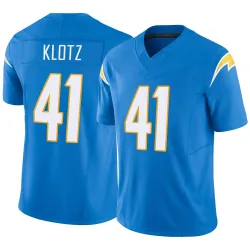 Youth Stevo Klotz Los Angeles Chargers No.41 Limited Powder Vapor F.U.S.E. Jersey - Blue