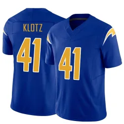 Youth Stevo Klotz Los Angeles Chargers No.41 Limited Vapor F.U.S.E. Jersey - Royal