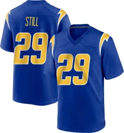 Youth Tarheeb Still Los Angeles Chargers No.29 Game 2nd Alternate Jersey - Royal