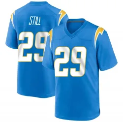 Youth Tarheeb Still Los Angeles Chargers No.29 Game Powder Alternate Jersey - Blue