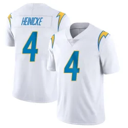 Youth Taylor Heinicke Los Angeles Chargers No.4 Limited Vapor Untouchable Jersey - White