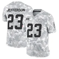 Youth Tony Jefferson Los Angeles Chargers No.23 Limited 2024 Salute to Service Jersey - Arctic Camo