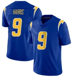Youth Tre Harris Los Angeles Chargers No.9 Limited 2nd Alternate Vapor Jersey - Royal