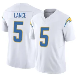 Youth Trey Lance Los Angeles Chargers No.5 Limited Vapor F.U.S.E. Jersey - White