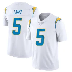 Youth Trey Lance Los Angeles Chargers No.5 Limited Vapor Untouchable Jersey - White