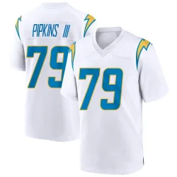 Youth Trey Pipkins III Los Angeles Chargers No.79 Game Jersey - White