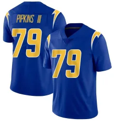 Youth Trey Pipkins III Los Angeles Chargers No.79 Limited 2nd Alternate Vapor Jersey - Royal