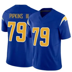 Youth Trey Pipkins III Los Angeles Chargers No.79 Limited Vapor F.U.S.E. Jersey - Royal