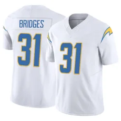 Youth Trikweze Bridges Los Angeles Chargers No.31 Limited Vapor F.U.S.E. Jersey - White