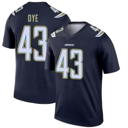 Youth Troy Dye Los Angeles Chargers No.43 Legend Jersey - Navy