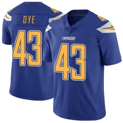 Youth Troy Dye Los Angeles Chargers No.43 Limited Color Rush Vapor Untouchable Jersey - Royal