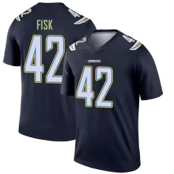 Youth Tucker Fisk Los Angeles Chargers No.42 Legend Jersey - Navy