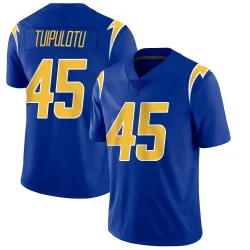 Youth Tuli Tuipulotu Los Angeles Chargers No.45 Limited 2nd Alternate Vapor Jersey - Royal