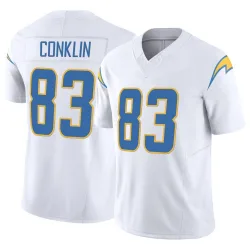 Youth Tyler Conklin Los Angeles Chargers No.83 Limited Vapor F.U.S.E. Jersey - White