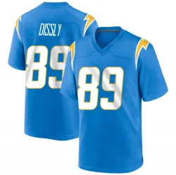 Youth Will Dissly Los Angeles Chargers No.89 Game Powder Alternate Jersey - Blue
