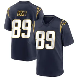 Youth Will Dissly Los Angeles Chargers No.89 Game Team Color Jersey - Navy