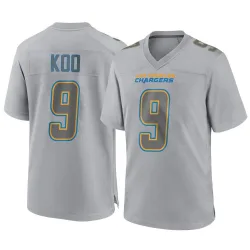 Youth Younghoe Koo Los Angeles Chargers No.9 Game Atmosphere Fashion Jersey - Gray