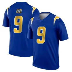 Youth Younghoe Koo Los Angeles Chargers No.9 Legend 2nd Alternate Jersey - Royal